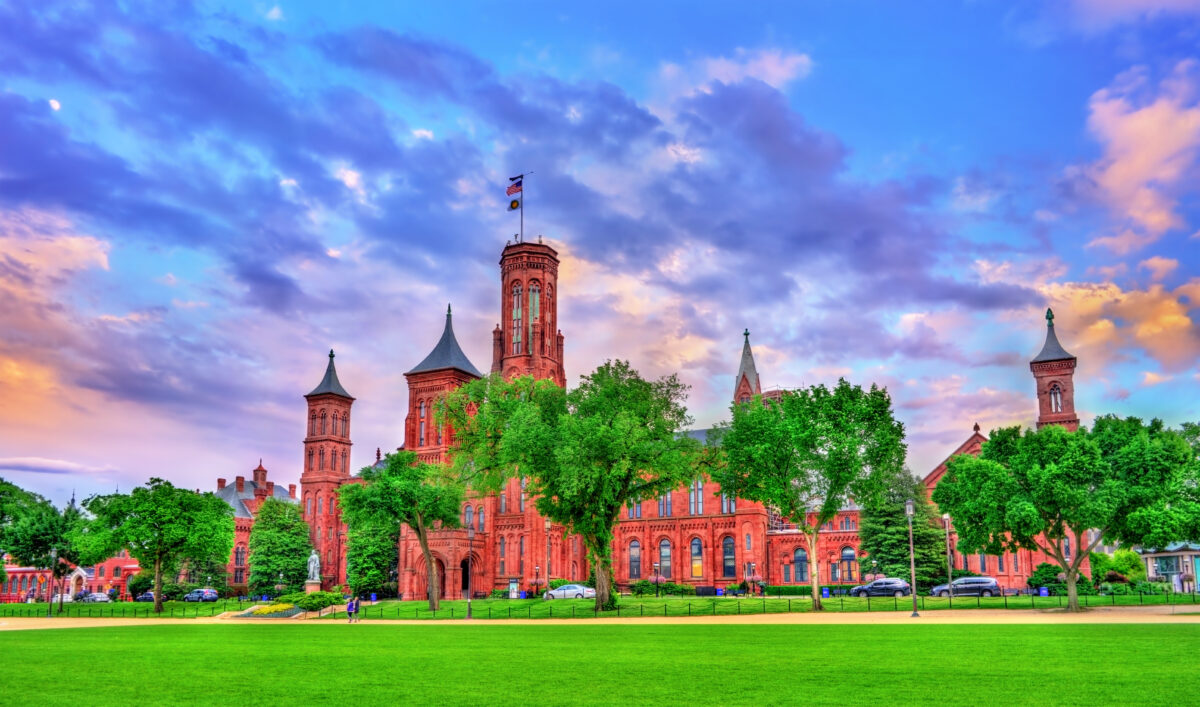 The Smithsonian Castle in Washington, D.C.